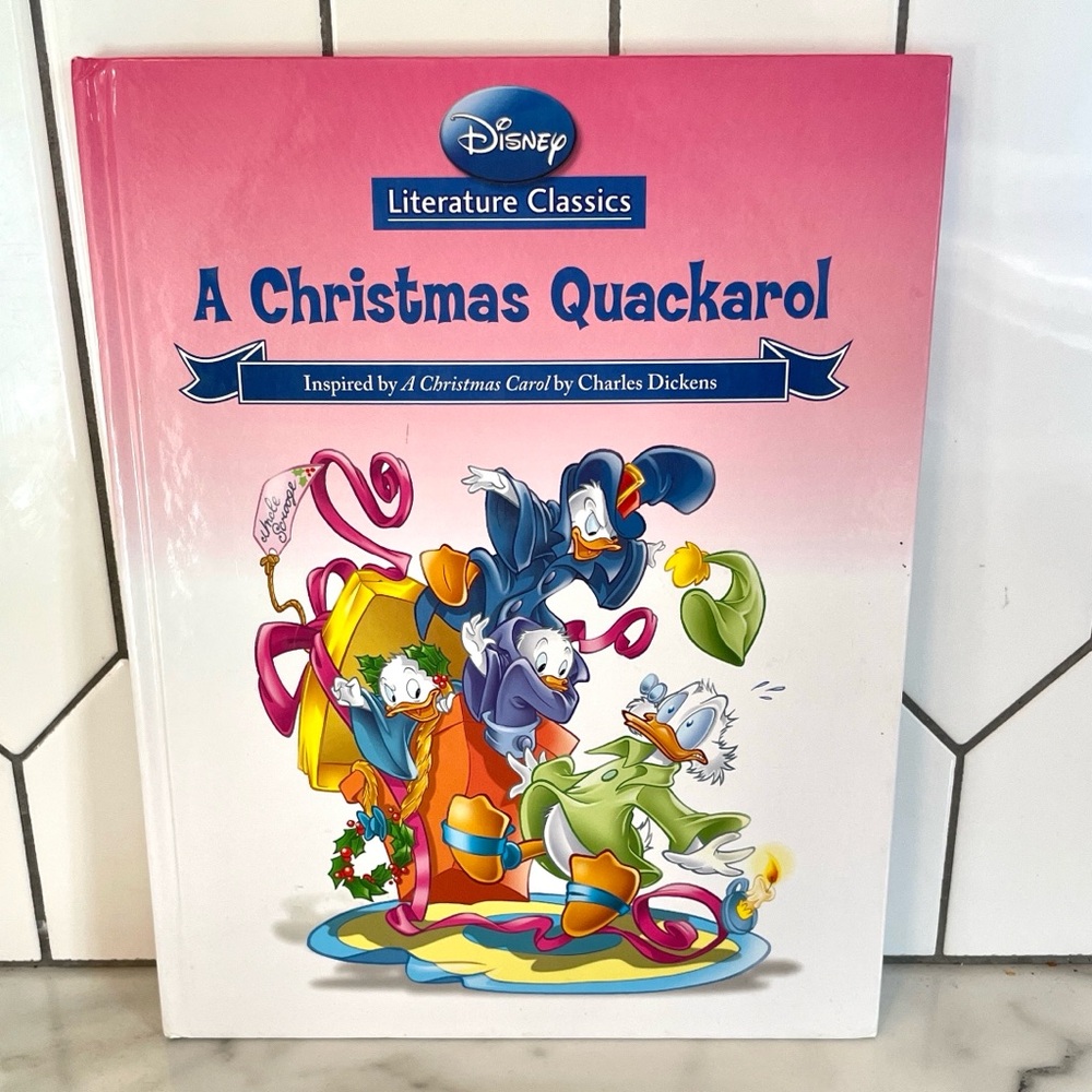 Disney Literature Classics: A Christmas Quackarol, Comic Book Style Storybook